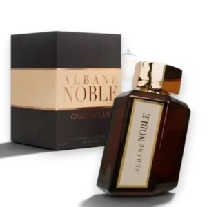 Perfume elegante con notas cítricas, florales y amaderadas, versátil y sofisticado.