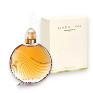 Perfume Creation EDT, aroma cítrico y floral con base amaderada para mujeres modernas y elegantes.