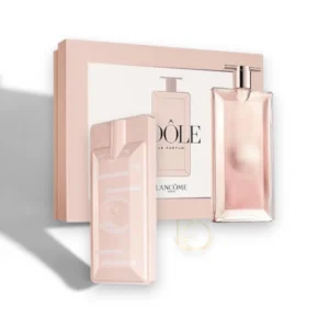 Lancome Idôle Le Parfum 2PZS, fragancia femenina elegante y moderna con notas florales y cálidas.
