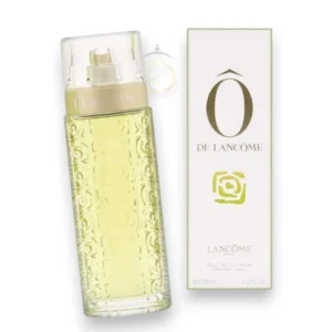 Ô de Lancôme EDT, fragancia femenina fresca y cítrica con notas florales y cálidas.