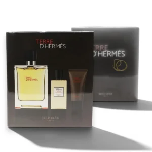 Terre d’Hermès Estuche EDT 3 Piezas, fragancia cítrica y amaderada con elegancia masculina versátil.