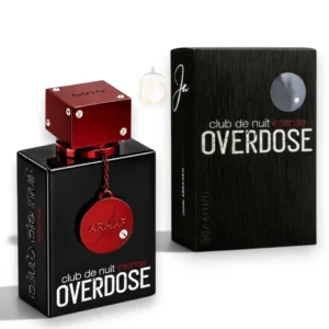 Club de Nuit Intense Overdose EDP: fragancia masculina con notas frescas, especiadas y cálidas.