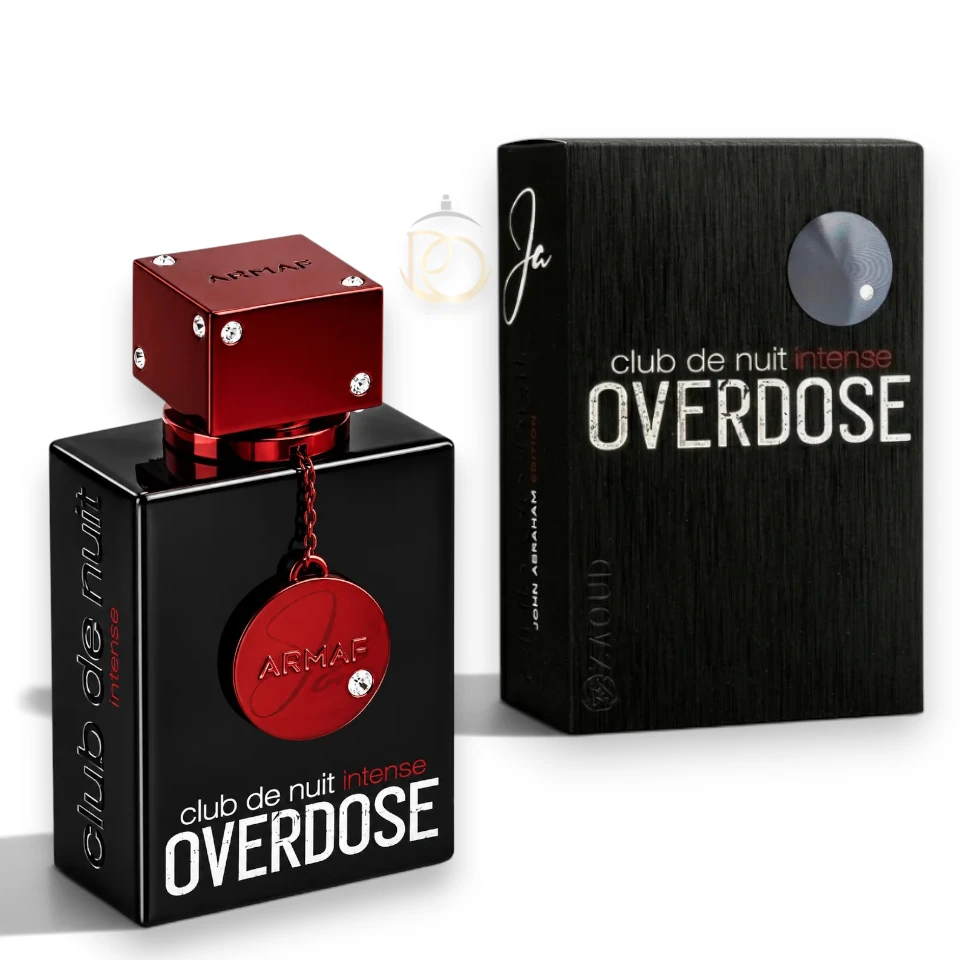 Club de Nuit Intense Overdose EDP: fragancia masculina con notas frescas, especiadas y cálidas.