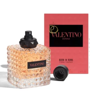 Perfume femenino vibrante con notas frutales, florales y amaderadas, ideal para cada ocasión.