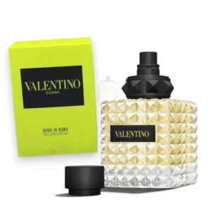 Perfume femenino radiante con notas cítricas, florales y almizcladas, ideal para cada ocasión.