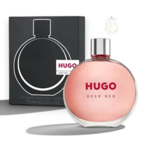 Hugo Deep Red EDP N.P: perfume femenino con notas frutales, florales y cálidas.