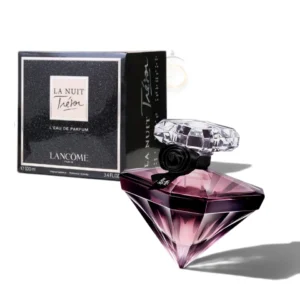 La Nuit Trésor Lancome L´EDP, fragancia intensa y seductora con notas frutales, florales y cálidas.