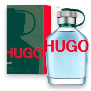 Man Hugo Boss EDT 200Ml: fragancia masculina con notas frescas, especiadas y cálidas.