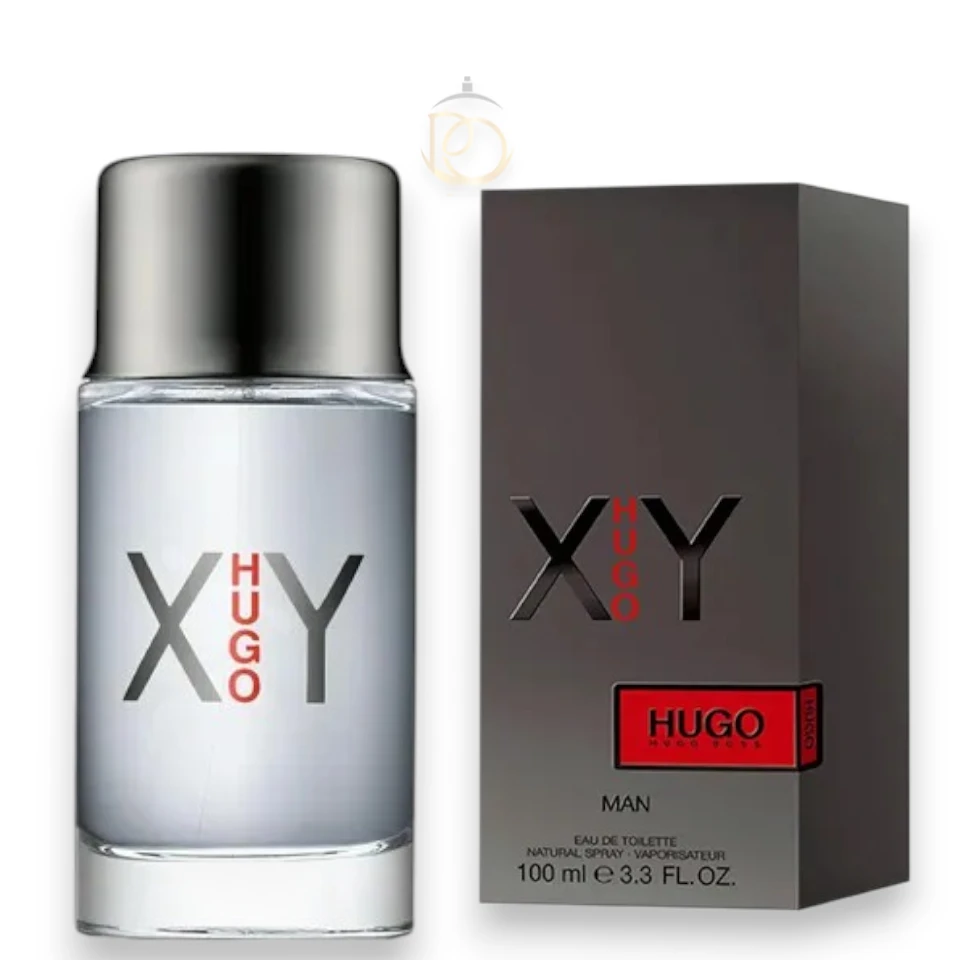 Man XY Hugo Boss EDT: fragancia masculina con notas frescas, especiadas y cálidas.