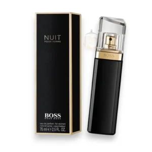 Perfume Nuit Pour Femme EDP con notas frutales, florales y cálidas de musgo y sándalo.
