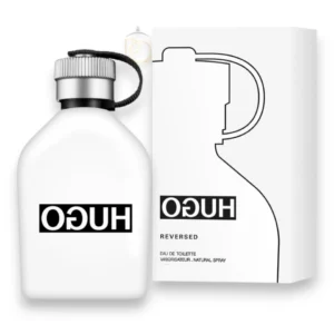 Reversed Hugo Boss EDT: fragancia masculina con notas cítricas, herbales y cálidas.