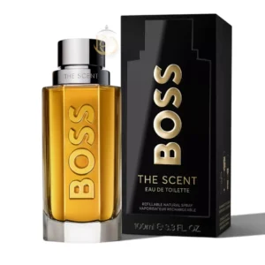 The Scent Hugo Boss EDT: fragancia masculina con notas frescas, especiadas y cálidas.