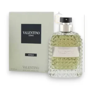Perfume Uomo Acqua EDT con notas cítricas, aromáticas y cálidas de vetiver y almizcle.