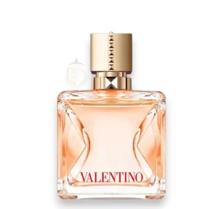 Perfume Voce Viva Intensa con notas cítricas, florales y cálidas de vainilla y musgo ambarino.