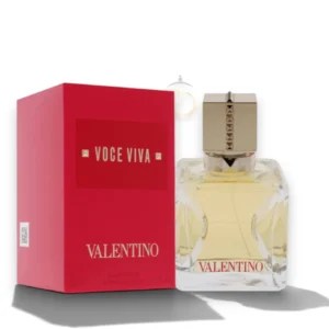 Perfume Voce Viva Valentino EDP con notas cítricas, florales y cálidas de vainilla y almizcle.