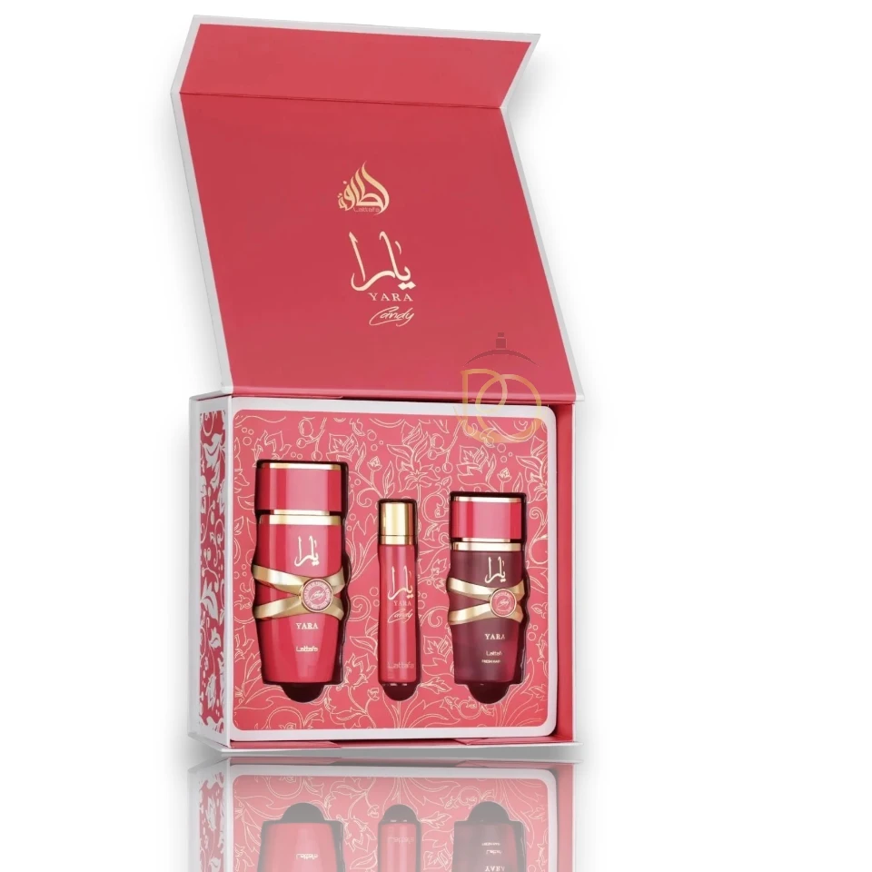 Yara Candy Lattafa Eau De Parfum 3 Piezas Mujer Original - Image 2