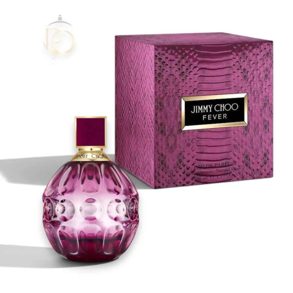Fragancia sensual con notas frutales, corazón floral y base cálida amaderada.