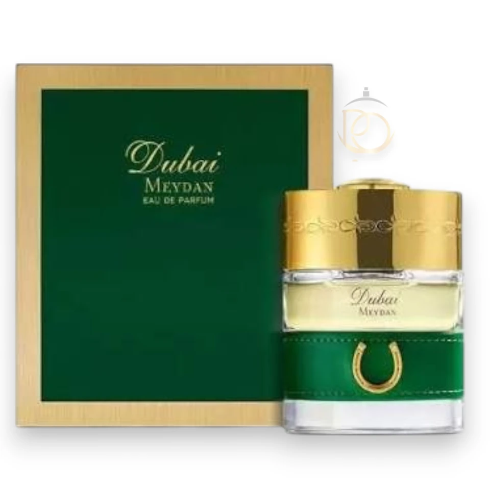 Perfume elegante con salida cítrica, corazón floral y base cálida de oud y ámbar.