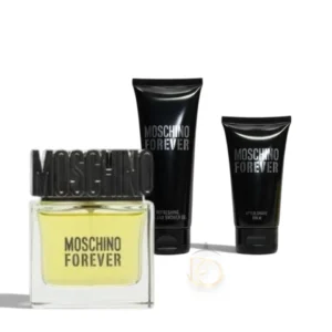 Set masculino con perfume, after shave y shower gel, frescura cítrica y base cálida de sándalo.