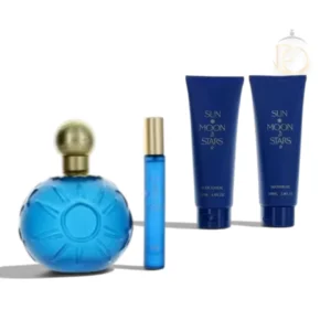 Sun Moon Stars Estuche EDT con perfume y complementos, símbolo de misterio, encanto y fantasía.