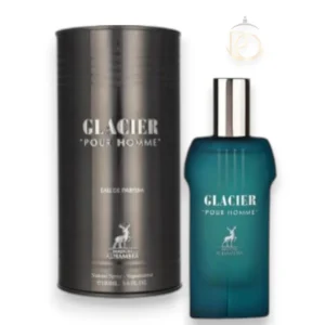 Perfume masculino Glacier Pour Homme EDP, frescura aromática con base cálida y sofisticada.